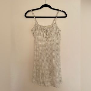 Urban polka dot white mini dress XS